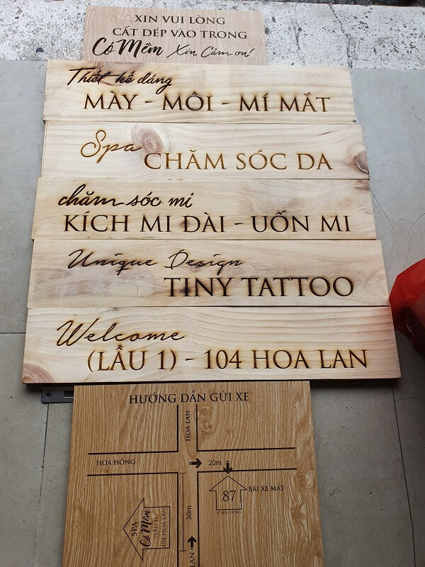 khắc laser gỗ